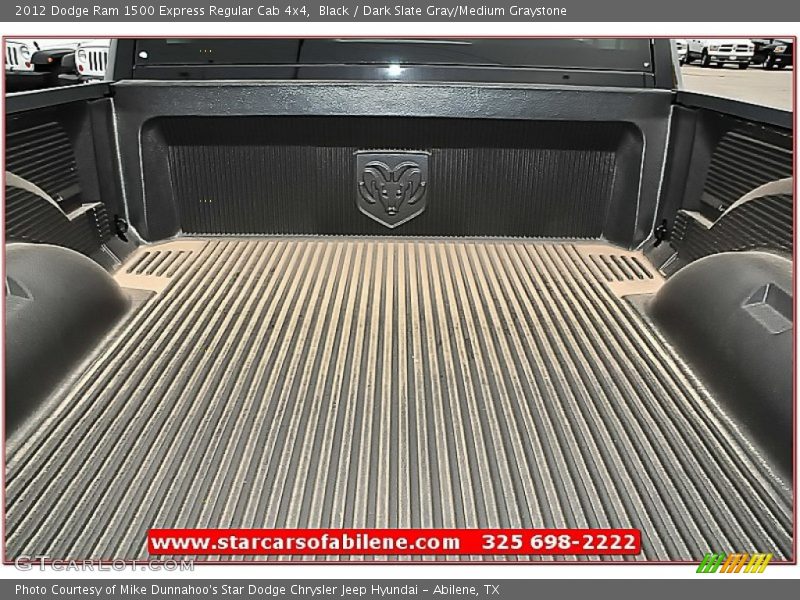 Black / Dark Slate Gray/Medium Graystone 2012 Dodge Ram 1500 Express Regular Cab 4x4