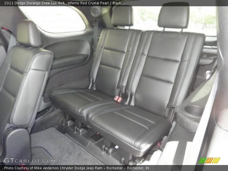 Inferno Red Crystal Pearl / Black 2011 Dodge Durango Crew Lux 4x4