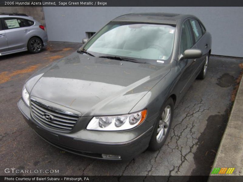 Sage Green Metallic / Beige 2006 Hyundai Azera Limited