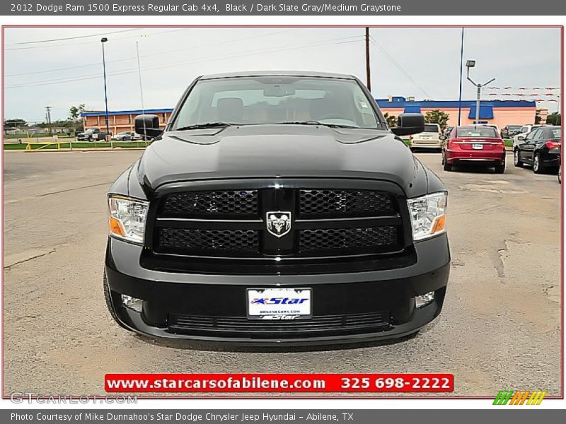 Black / Dark Slate Gray/Medium Graystone 2012 Dodge Ram 1500 Express Regular Cab 4x4