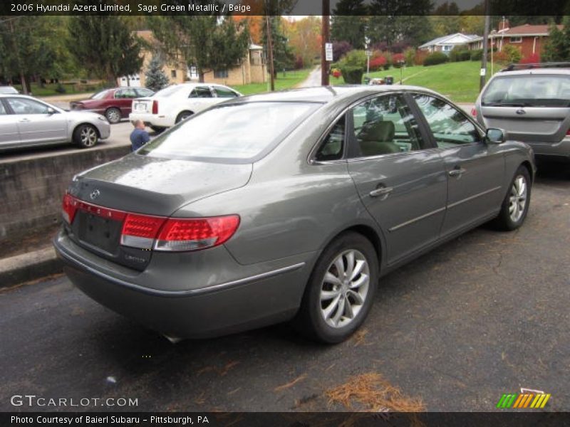 Sage Green Metallic / Beige 2006 Hyundai Azera Limited