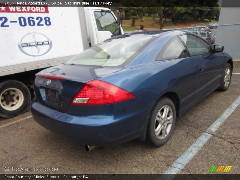 Sapphire Blue Pearl / Ivory 2006 Honda Accord EX-L Coupe