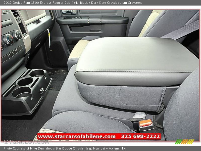 Black / Dark Slate Gray/Medium Graystone 2012 Dodge Ram 1500 Express Regular Cab 4x4