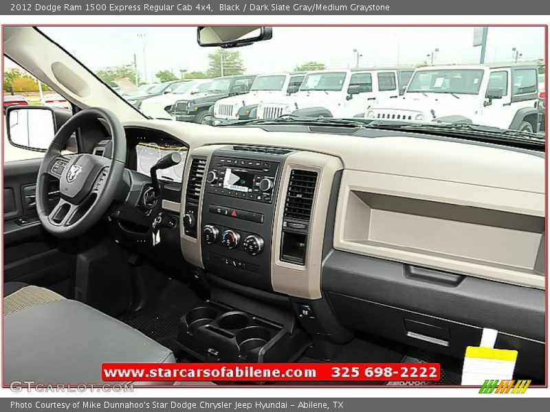 Black / Dark Slate Gray/Medium Graystone 2012 Dodge Ram 1500 Express Regular Cab 4x4