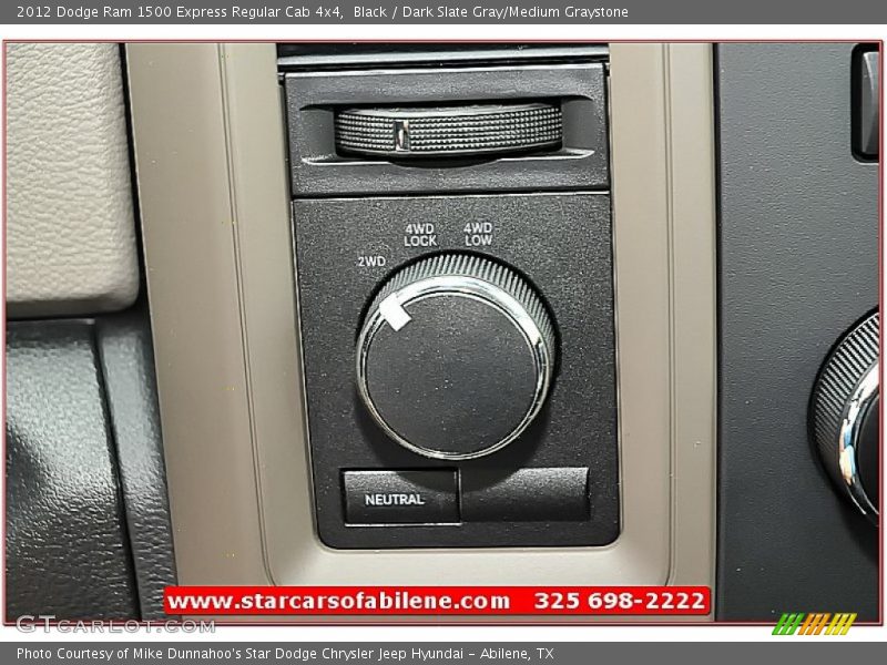 Black / Dark Slate Gray/Medium Graystone 2012 Dodge Ram 1500 Express Regular Cab 4x4