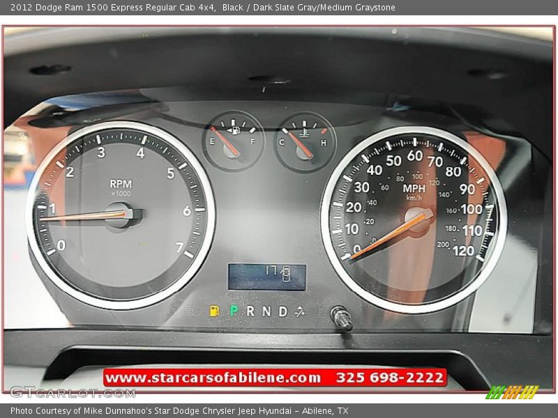 Black / Dark Slate Gray/Medium Graystone 2012 Dodge Ram 1500 Express Regular Cab 4x4