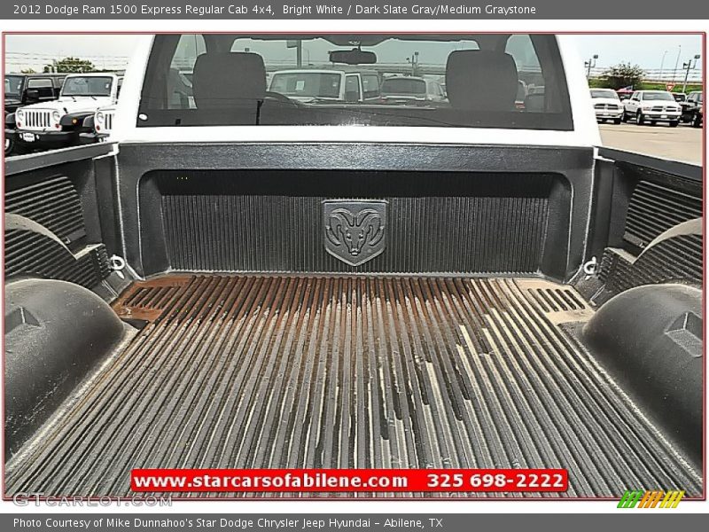 Bright White / Dark Slate Gray/Medium Graystone 2012 Dodge Ram 1500 Express Regular Cab 4x4