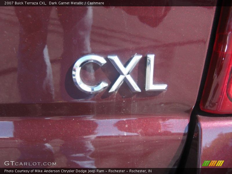 2007 Terraza CXL Dark Garnet Metallic Color Code CXL