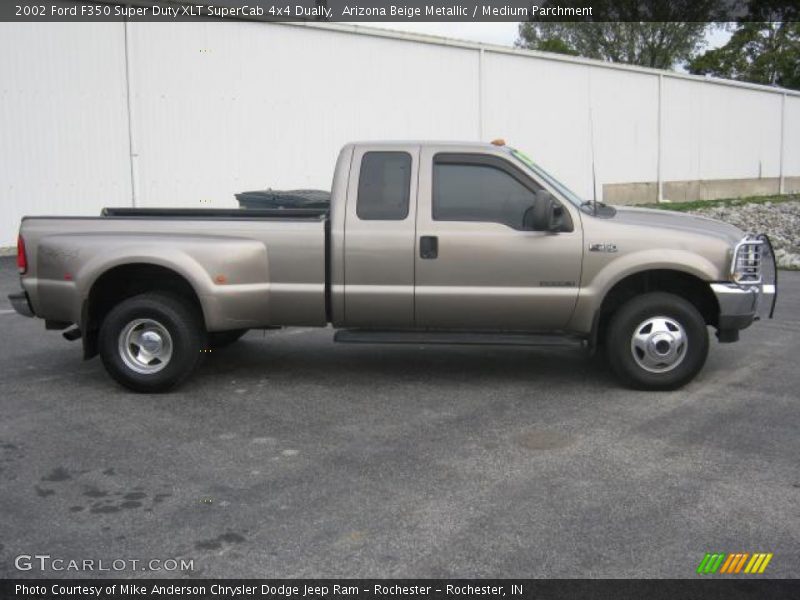  2002 F350 Super Duty XLT SuperCab 4x4 Dually Arizona Beige Metallic