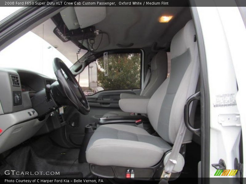 Front Seat of 2008 F650 Super Duty XLT Crew Cab Custom Passenger