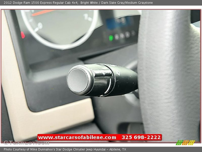 Bright White / Dark Slate Gray/Medium Graystone 2012 Dodge Ram 1500 Express Regular Cab 4x4