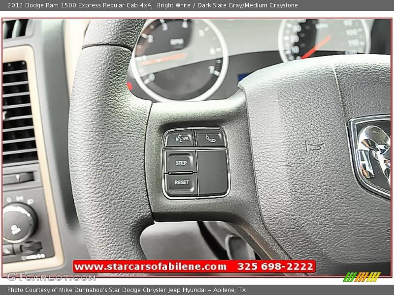 Bright White / Dark Slate Gray/Medium Graystone 2012 Dodge Ram 1500 Express Regular Cab 4x4