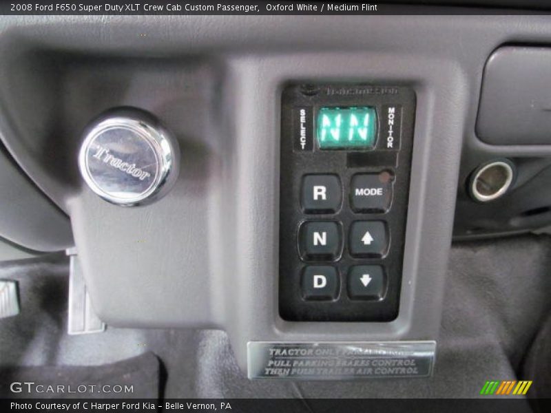 Controls of 2008 F650 Super Duty XLT Crew Cab Custom Passenger