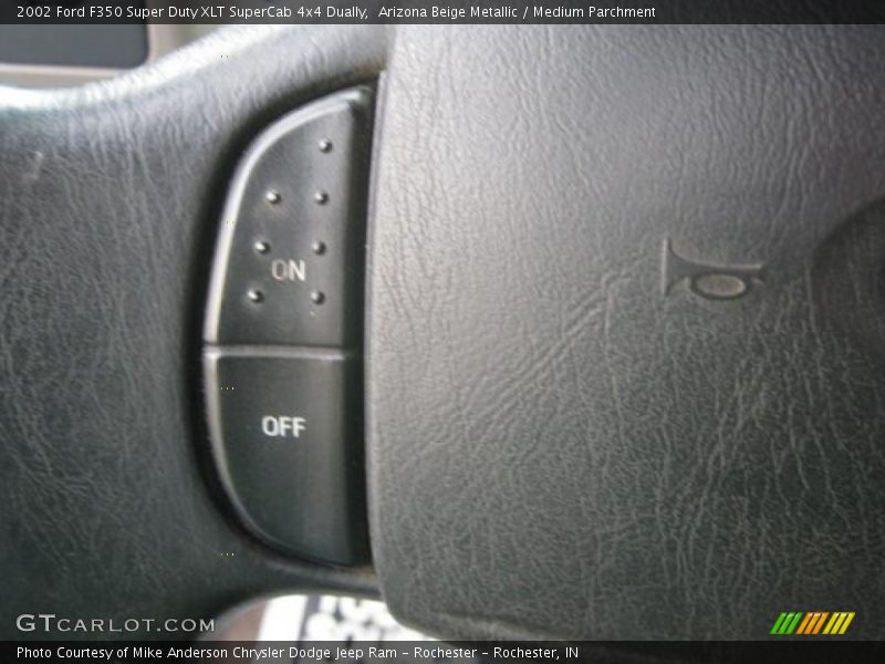Arizona Beige Metallic / Medium Parchment 2002 Ford F350 Super Duty XLT SuperCab 4x4 Dually