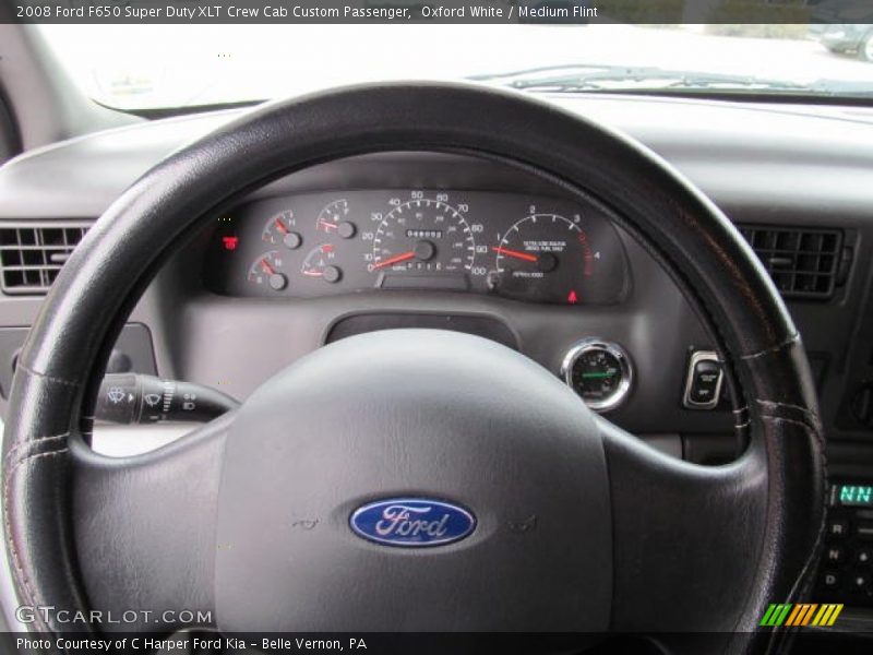  2008 F650 Super Duty XLT Crew Cab Custom Passenger Steering Wheel