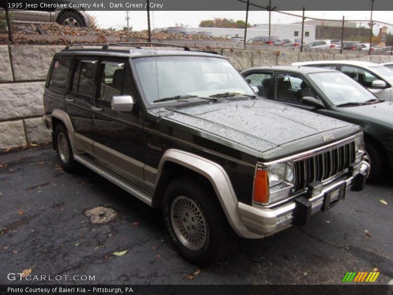 Dark Green / Grey 1995 Jeep Cherokee Country 4x4
