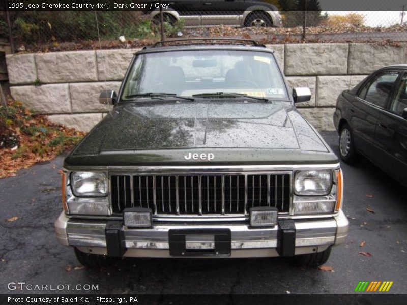 Dark Green / Grey 1995 Jeep Cherokee Country 4x4