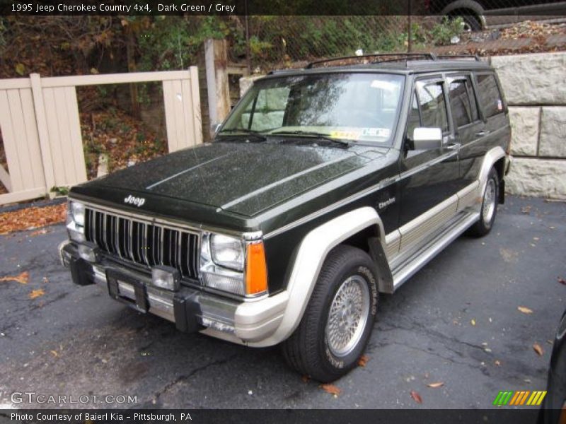 Dark Green / Grey 1995 Jeep Cherokee Country 4x4