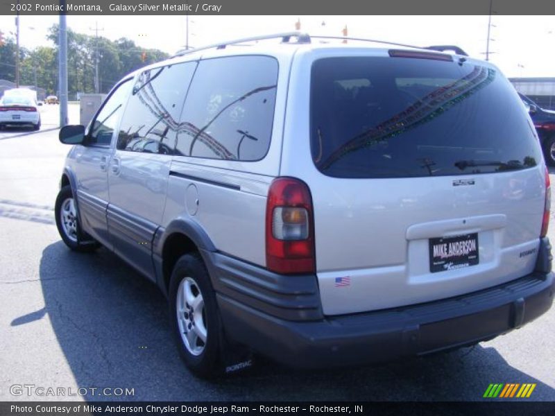 Galaxy Silver Metallic / Gray 2002 Pontiac Montana