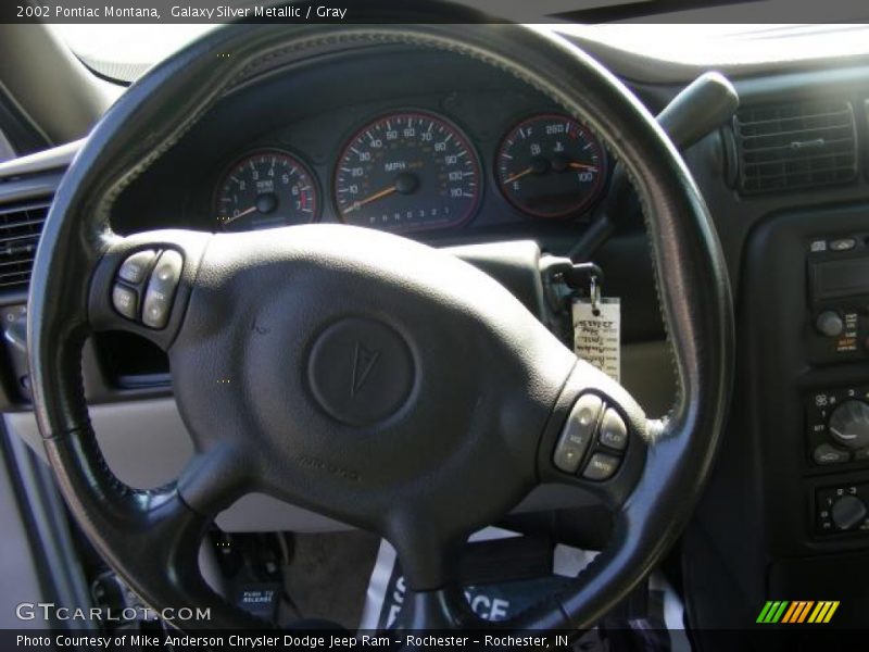 Galaxy Silver Metallic / Gray 2002 Pontiac Montana