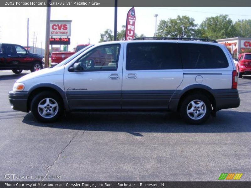 Galaxy Silver Metallic / Gray 2002 Pontiac Montana
