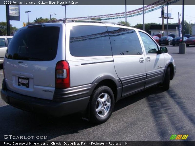 Galaxy Silver Metallic / Gray 2002 Pontiac Montana