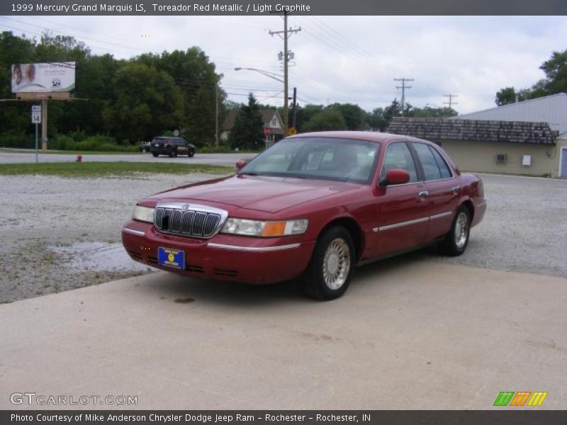 Toreador Red Metallic / Light Graphite 1999 Mercury Grand Marquis LS