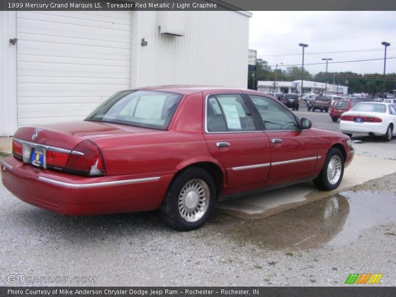 Toreador Red Metallic / Light Graphite 1999 Mercury Grand Marquis LS