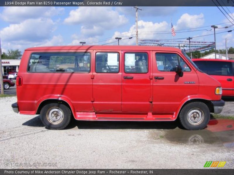  1994 Ram Van B250 Passenger Wagon Colorado Red