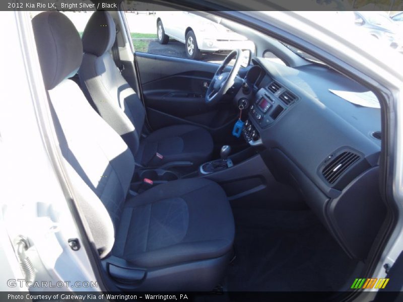 Bright Silver / Black 2012 Kia Rio LX