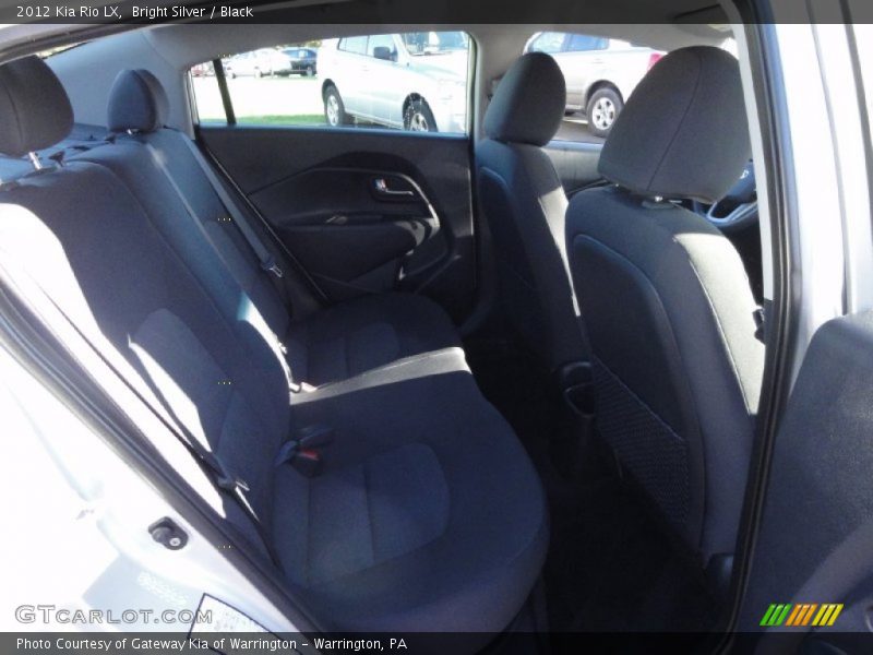 Bright Silver / Black 2012 Kia Rio LX