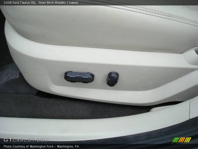 Silver Birch Metallic / Camel 2008 Ford Taurus SEL