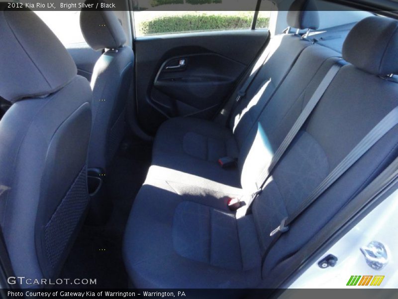 Bright Silver / Black 2012 Kia Rio LX