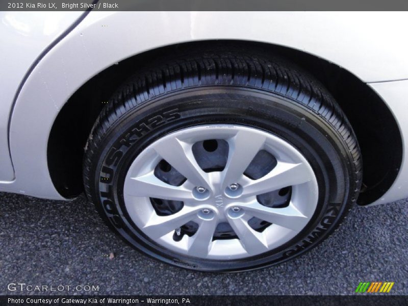 Bright Silver / Black 2012 Kia Rio LX