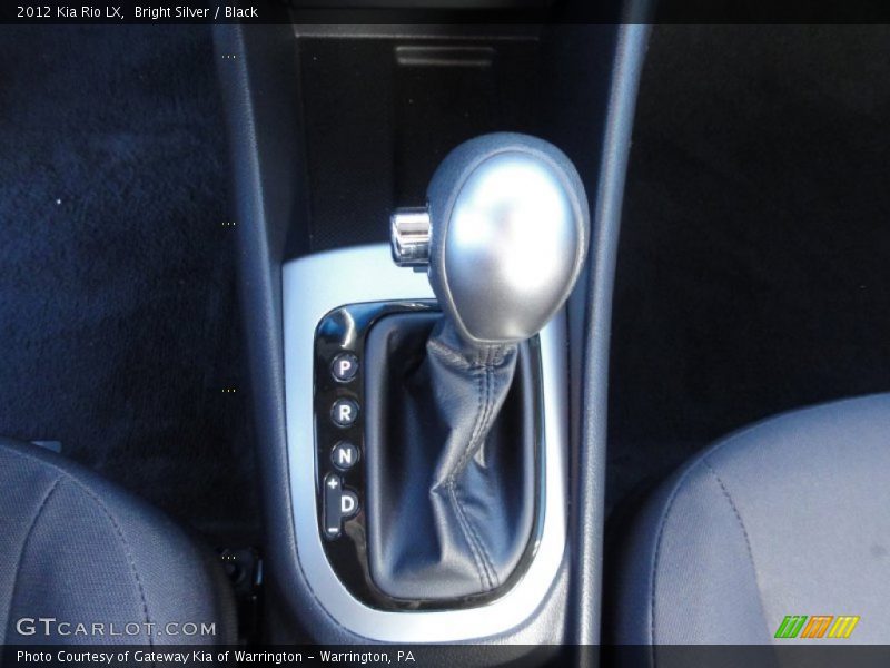 Bright Silver / Black 2012 Kia Rio LX