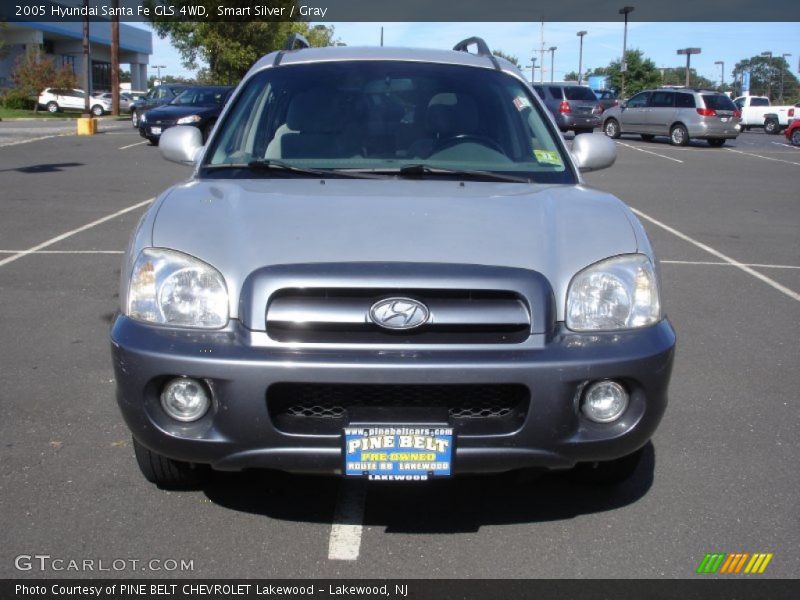 Smart Silver / Gray 2005 Hyundai Santa Fe GLS 4WD