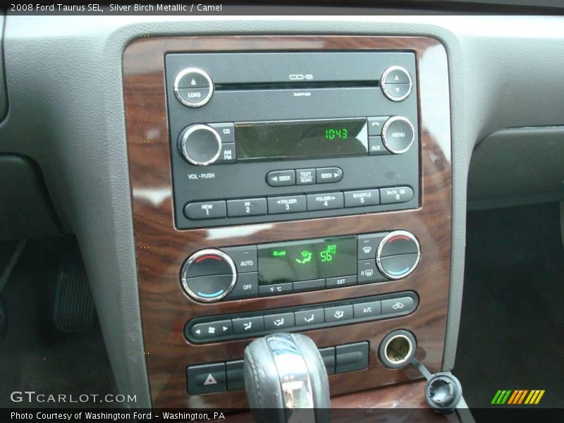 Silver Birch Metallic / Camel 2008 Ford Taurus SEL