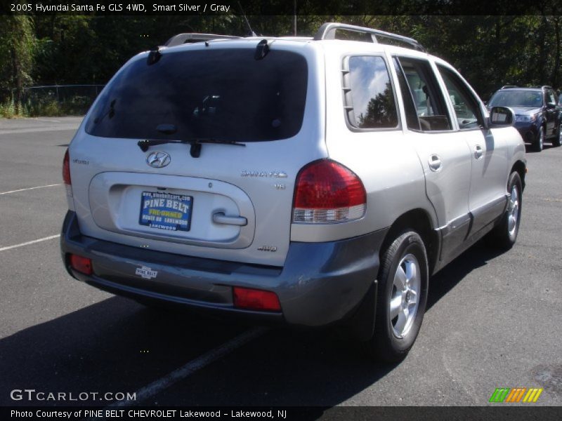 Smart Silver / Gray 2005 Hyundai Santa Fe GLS 4WD