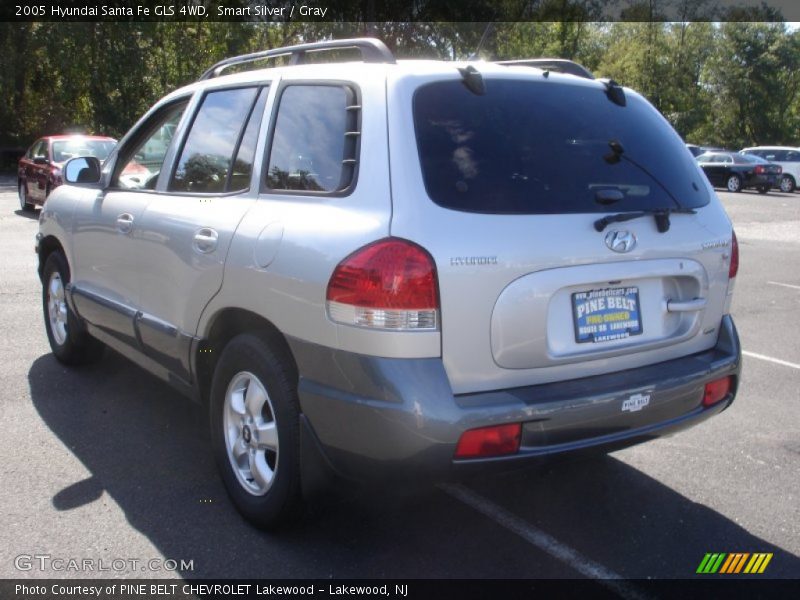Smart Silver / Gray 2005 Hyundai Santa Fe GLS 4WD
