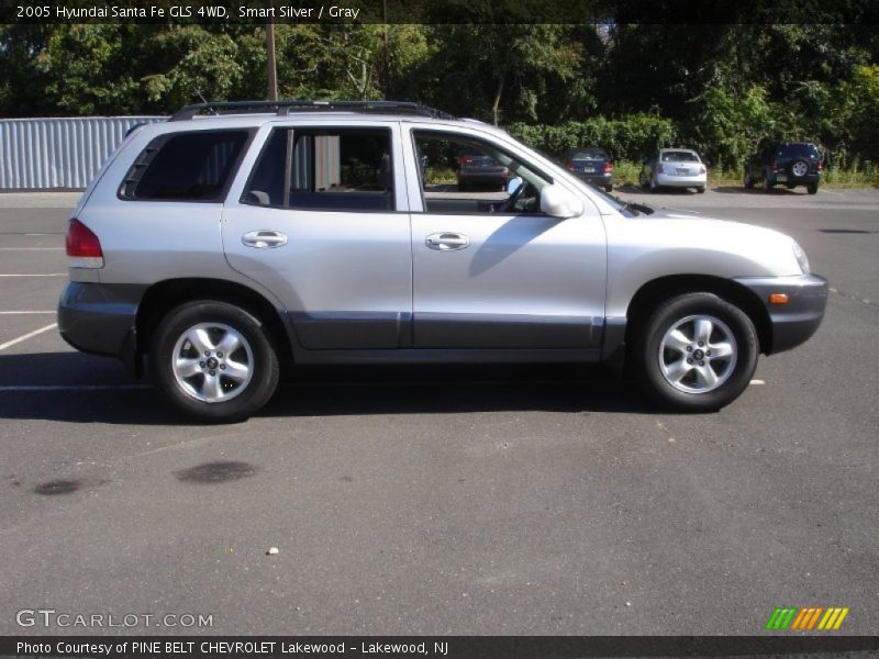Smart Silver / Gray 2005 Hyundai Santa Fe GLS 4WD