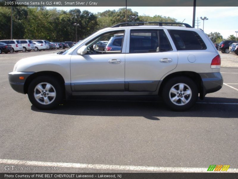Smart Silver / Gray 2005 Hyundai Santa Fe GLS 4WD