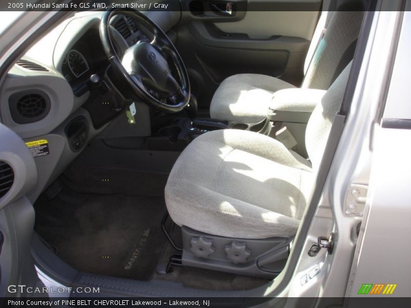 Smart Silver / Gray 2005 Hyundai Santa Fe GLS 4WD