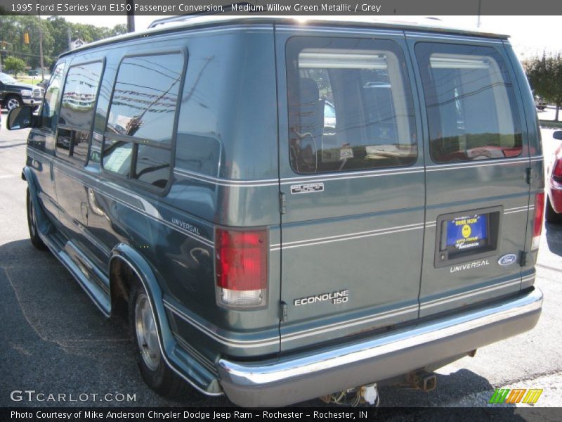 Medium Willow Green Metallic / Grey 1995 Ford E Series Van E150 Passenger Conversion