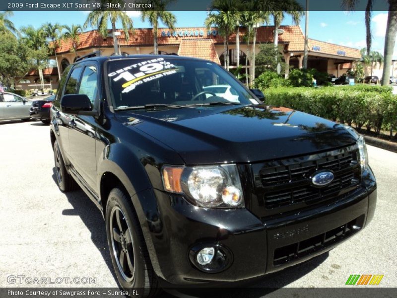 Black / Charcoal 2009 Ford Escape XLT Sport V6