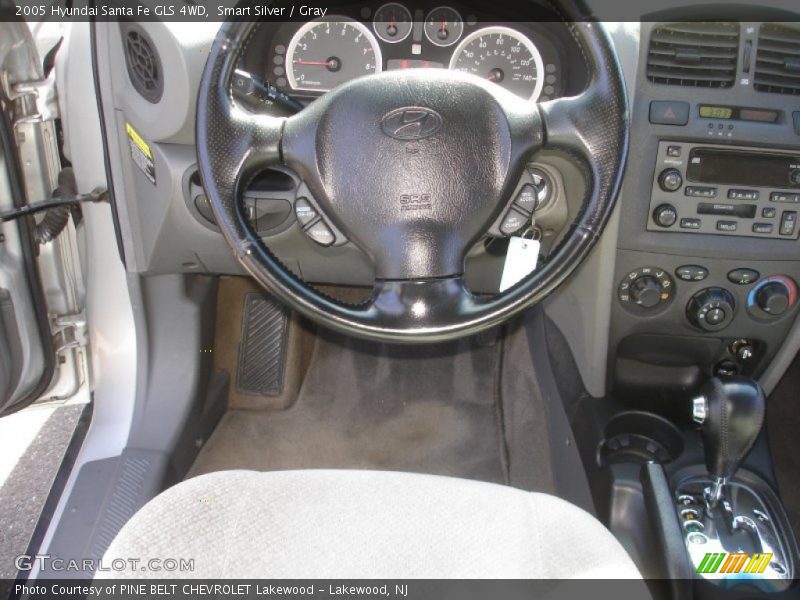 Smart Silver / Gray 2005 Hyundai Santa Fe GLS 4WD