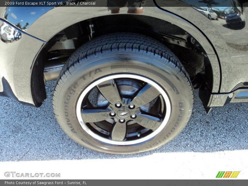 Black / Charcoal 2009 Ford Escape XLT Sport V6