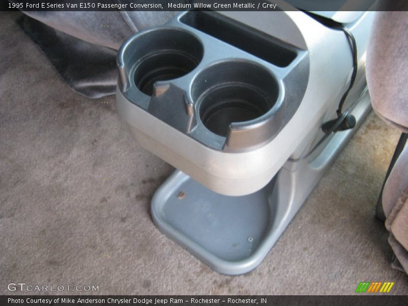Medium Willow Green Metallic / Grey 1995 Ford E Series Van E150 Passenger Conversion