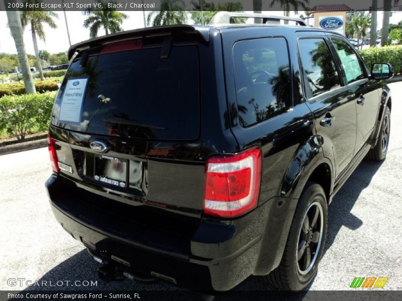 Black / Charcoal 2009 Ford Escape XLT Sport V6