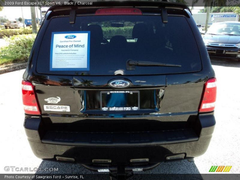Black / Charcoal 2009 Ford Escape XLT Sport V6