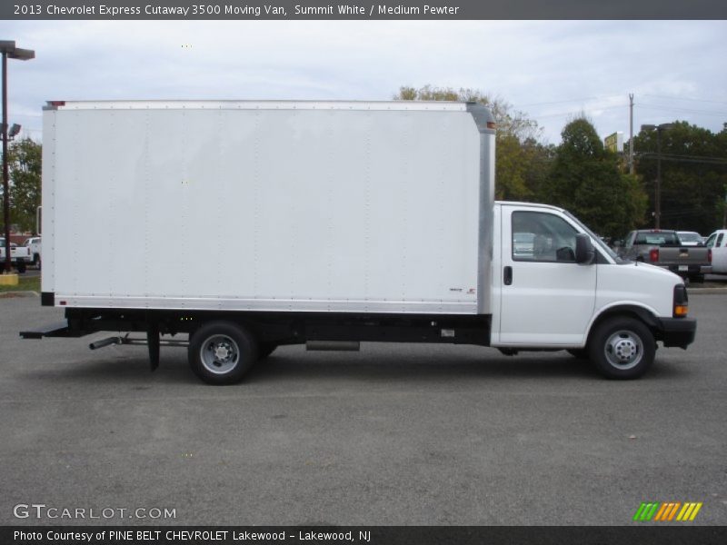  2013 Express Cutaway 3500 Moving Van Summit White